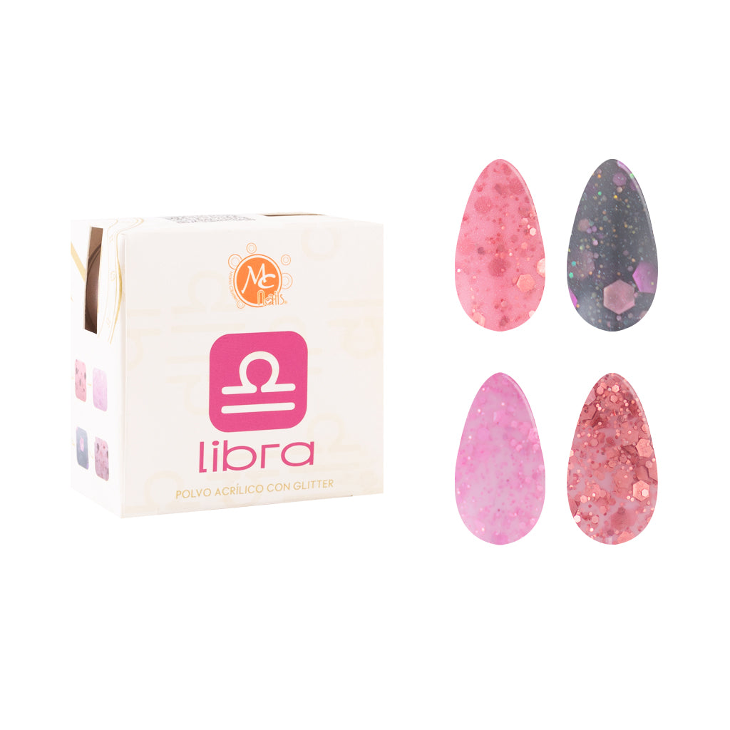 Caja De Polvo Acrilico Zc Libra Equilibrada 4 Pz/7 g