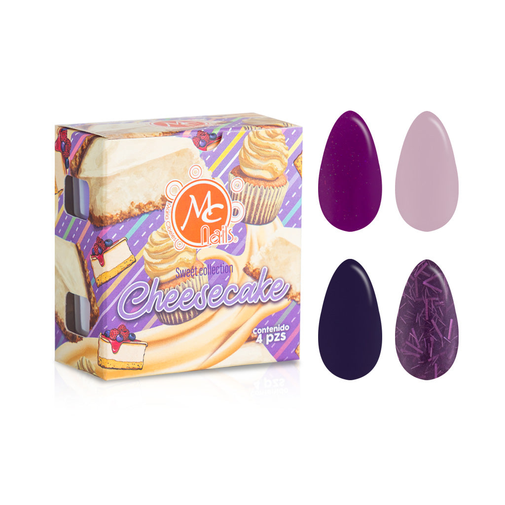Colección De Acrílicos Sweet Cheesecake 4 Pz