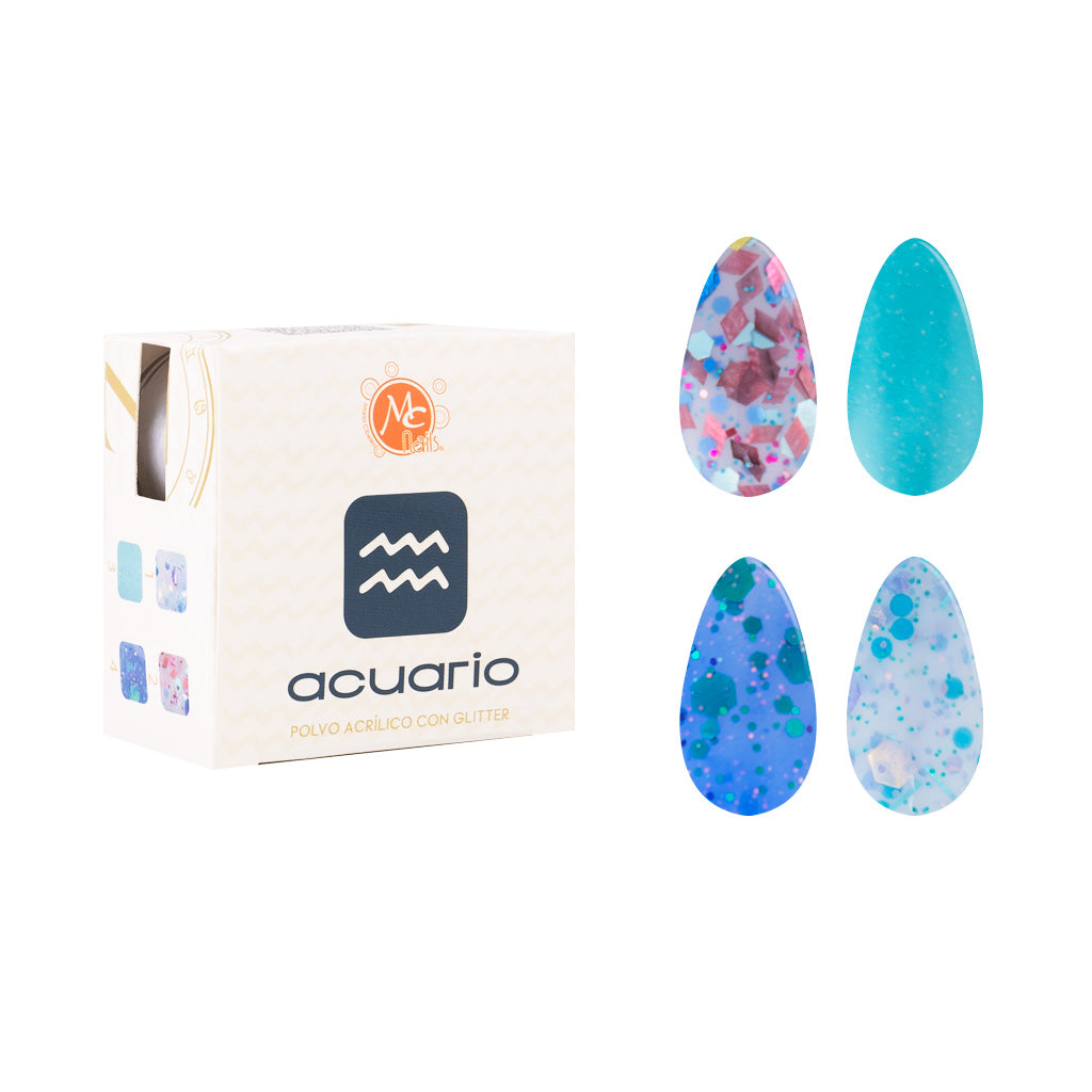 Caja De Polvo Acrilico Zc Acuario Original 4 Pz/7 g