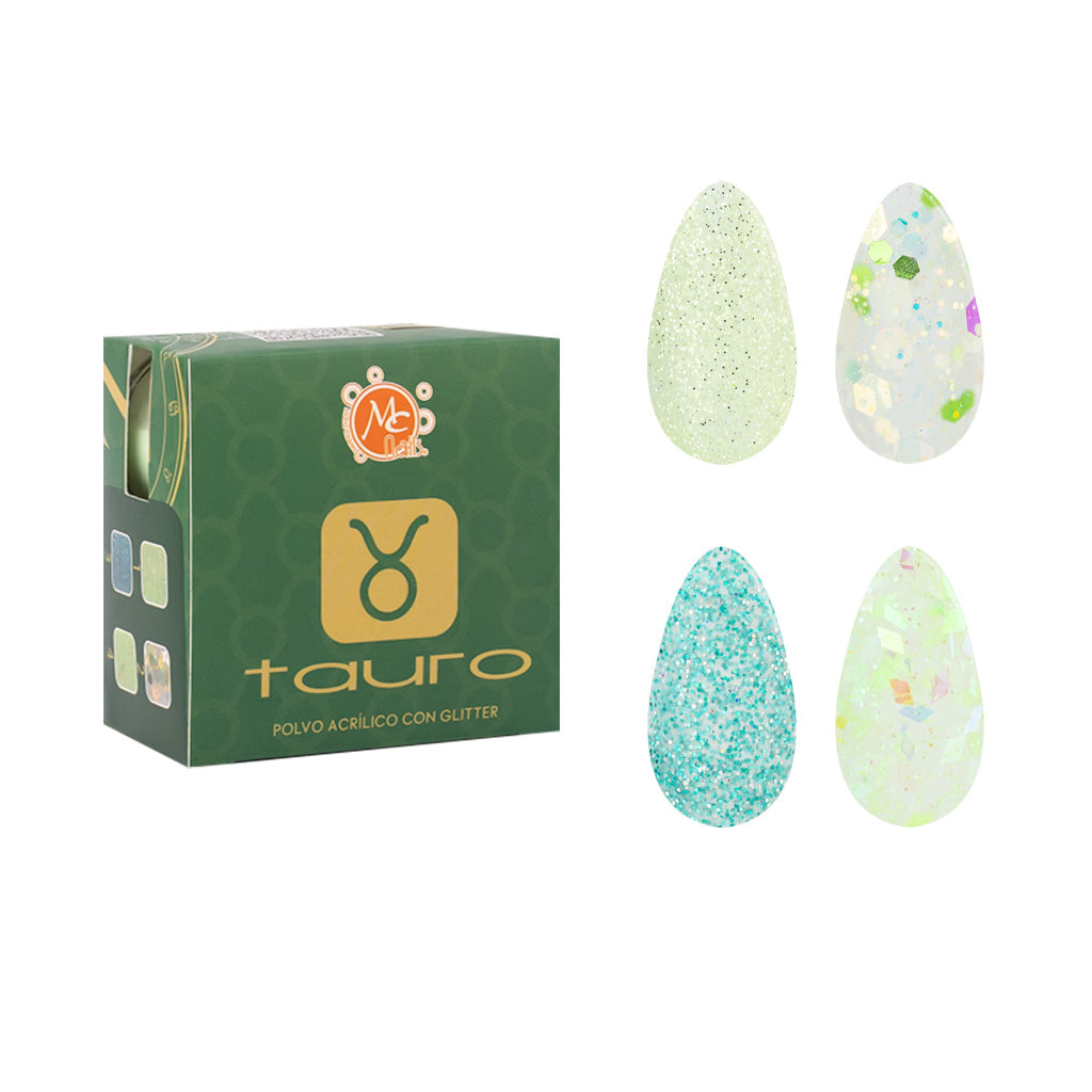 Caja De Polvo Acrilico Zc Tauro Posesiva 4 Pz/7 g