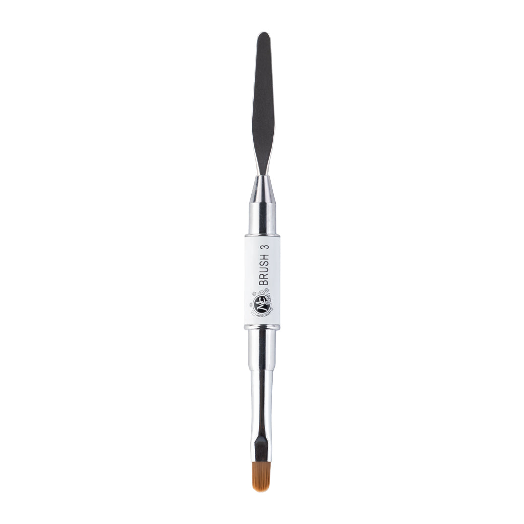 Pincel Para Gel Brush Con Espátula