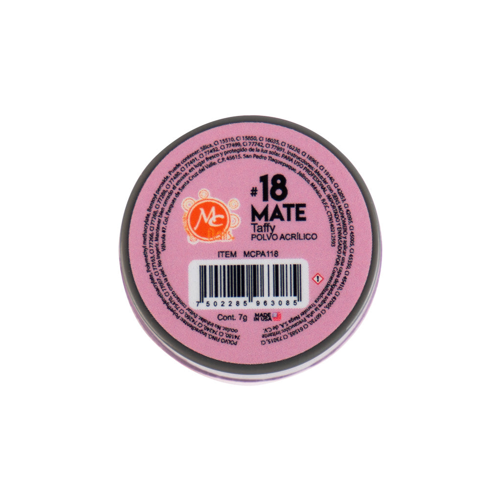 Polvo Acrilico Mate 7 g Taffy