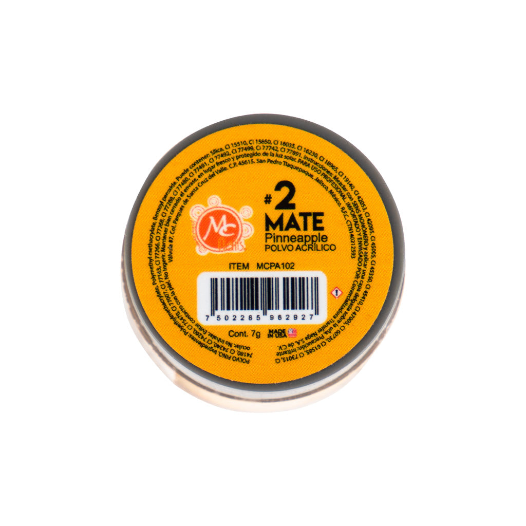 Polvo Acrilico Mate 7 g Pinneapple