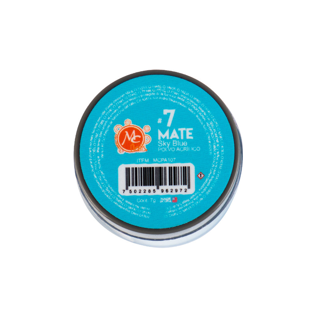 Polvo Acrilico Mate 7 g Sky Blue