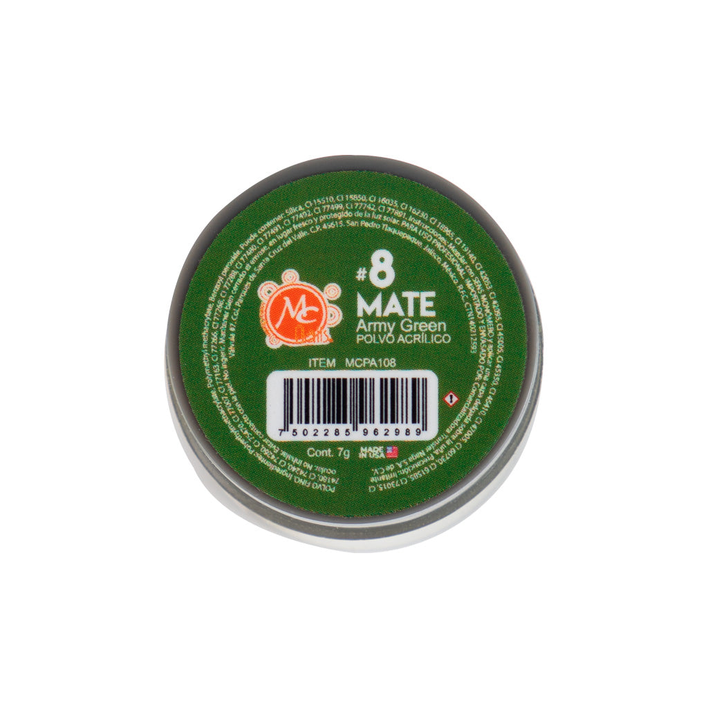 Polvo Acrilico Mate 7 g Army Green