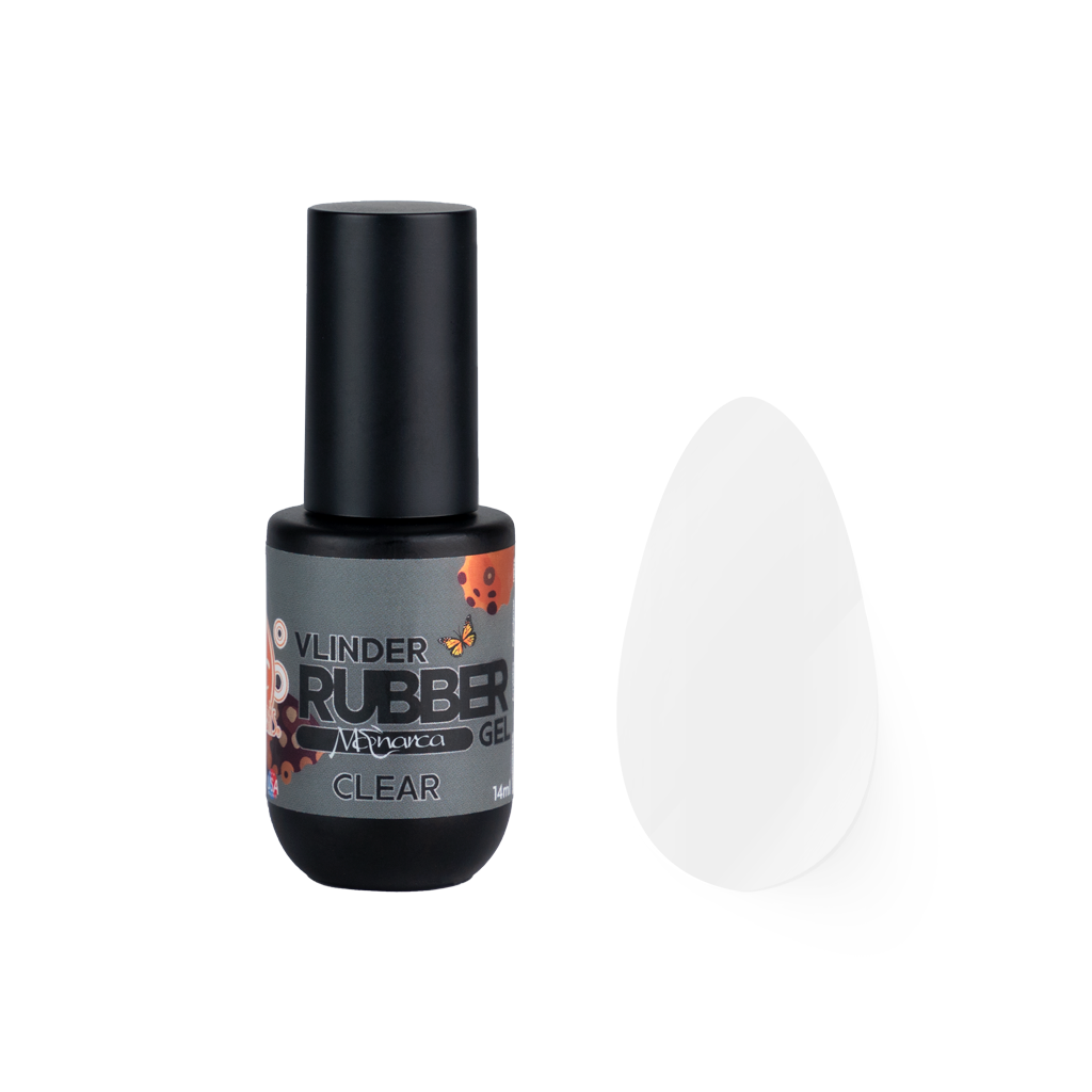 Rubber Gel Monarca Vlinder Clear 14 ml