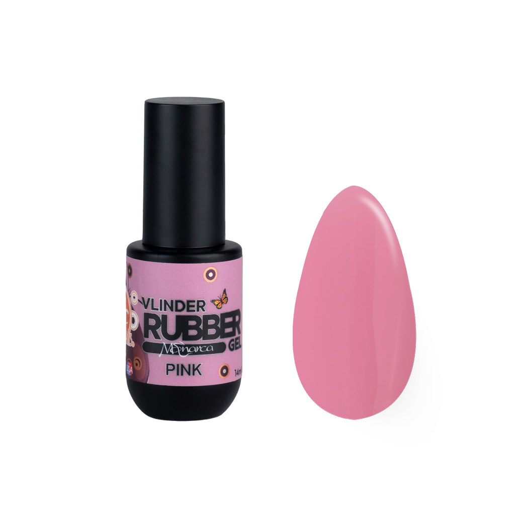 Rubber Gel Monarca Vlinder Pink 14 ml