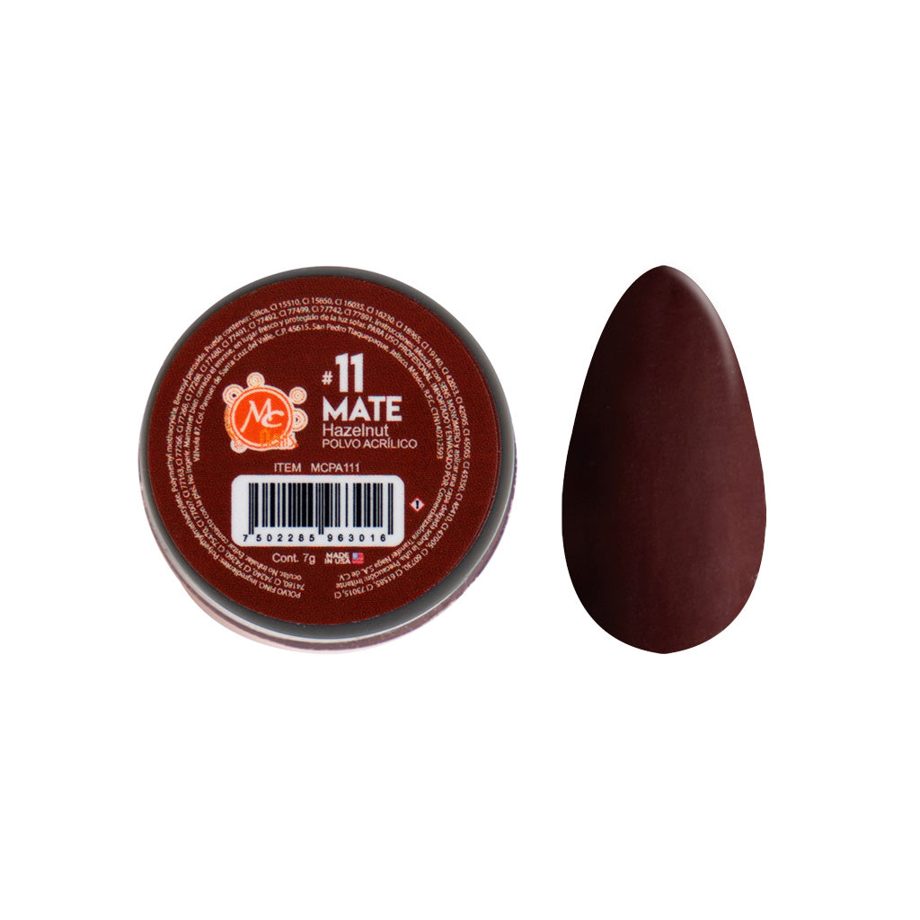 Polvo Acrilico Mate 7 g Hazelnut