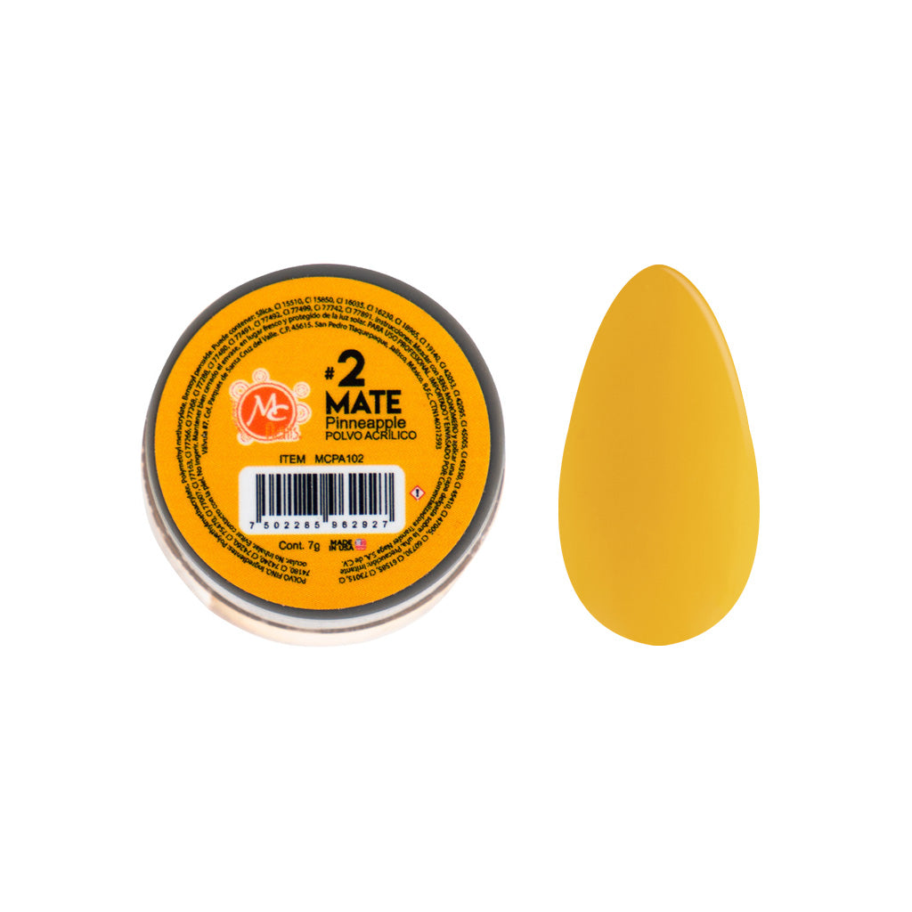 Polvo Acrilico Mate 7 g Pinneapple