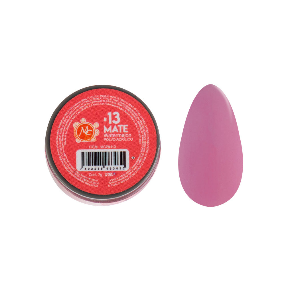 Polvo Acrilico Mate 7grs Watermelon