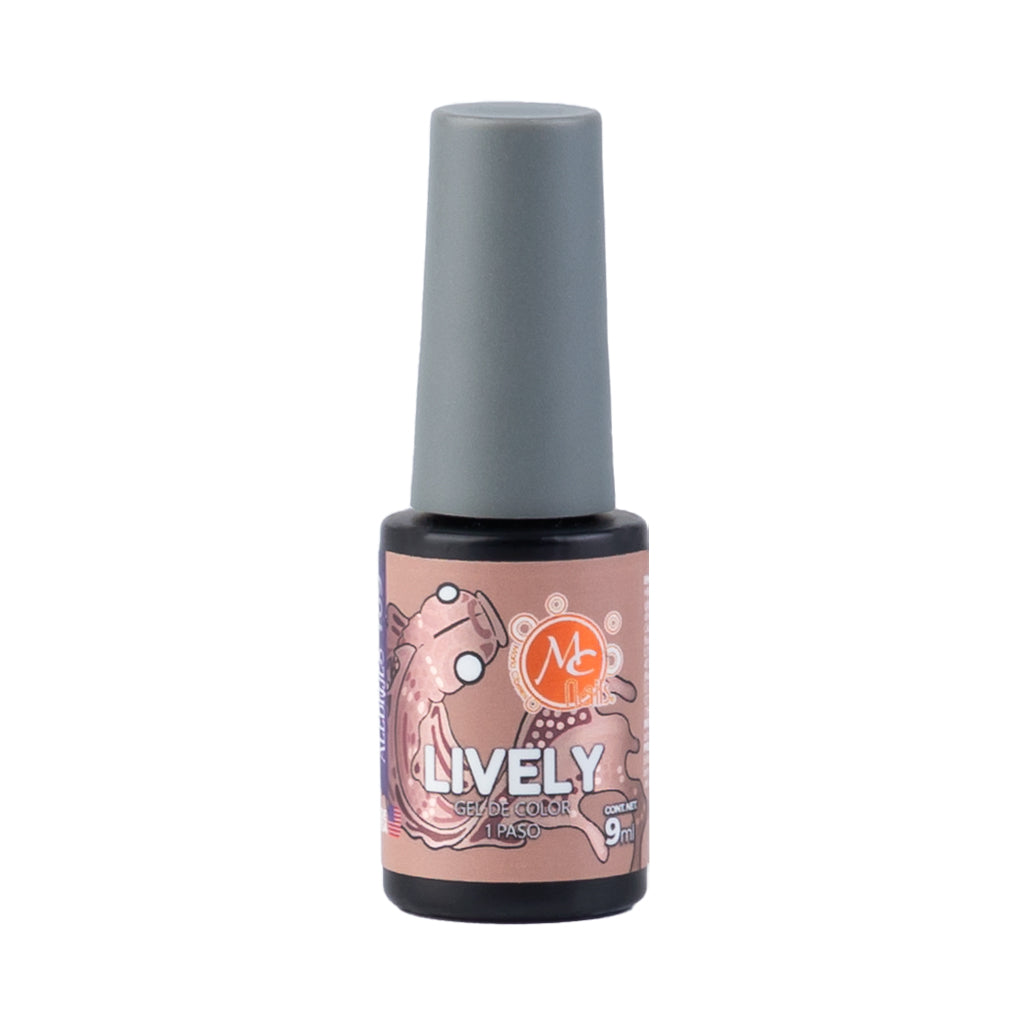 Gel color Uv de 1 paso LIVELY 