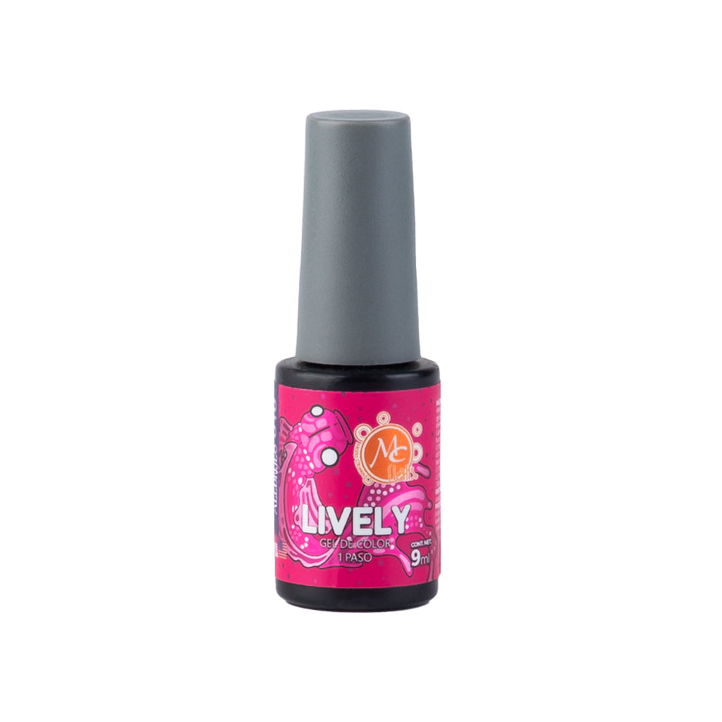 Gel color Uv de 1 paso LIVELY 