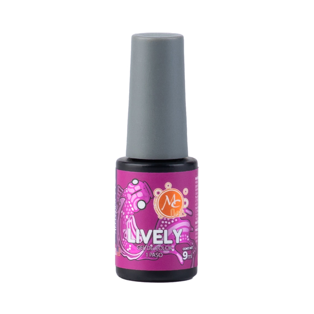 Gel color Uv de 1 paso LIVELY 