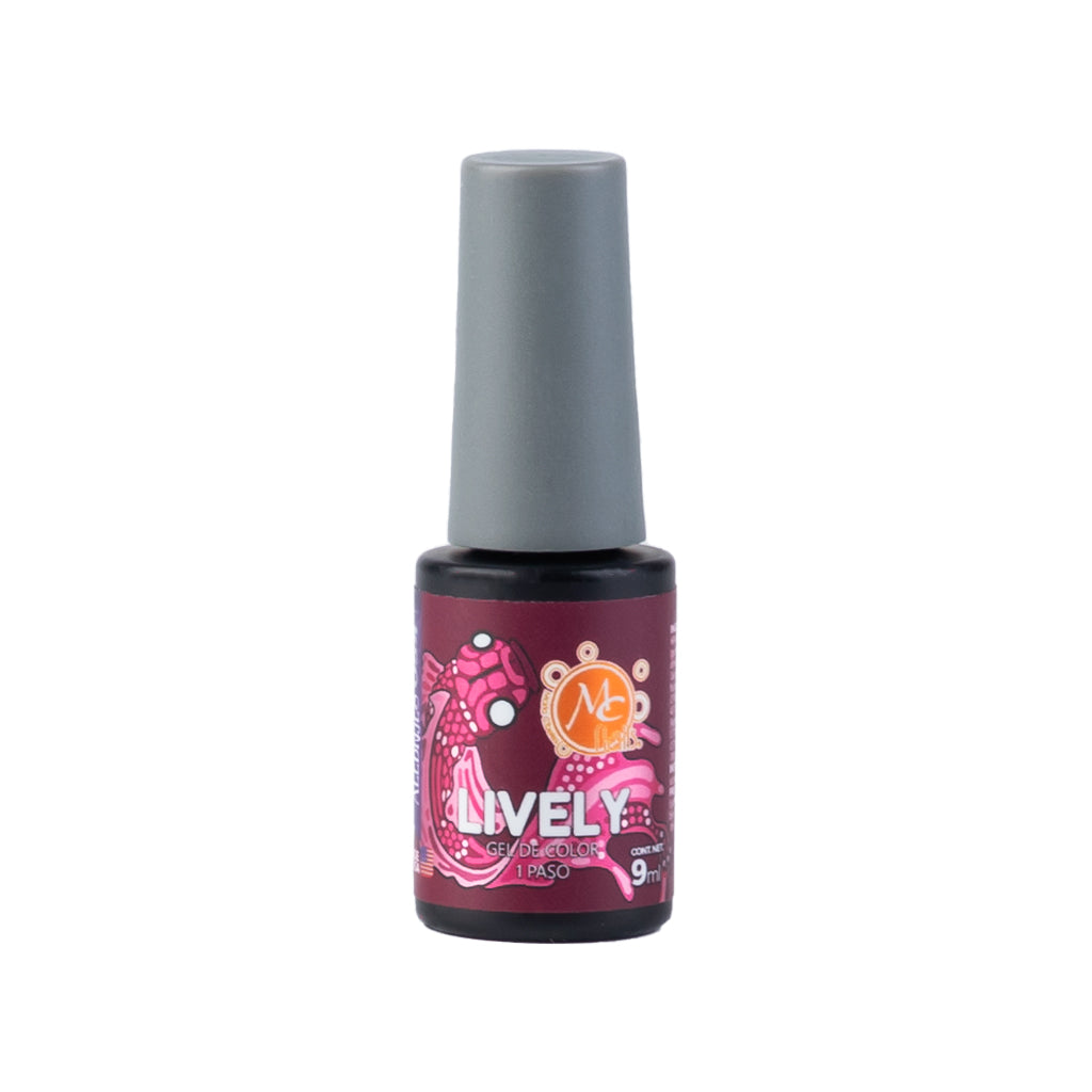 Gel color Uv de 1 paso LIVELY 