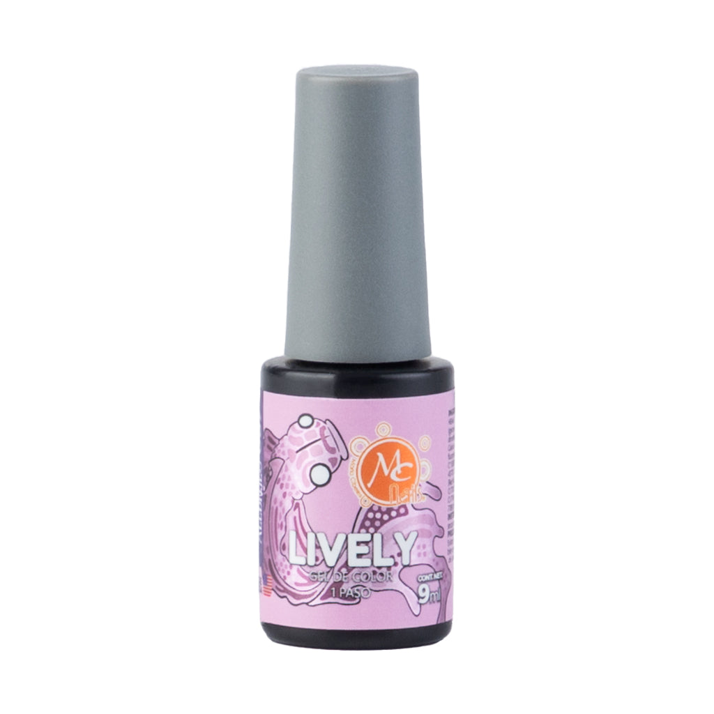 Gel color Uv de 1 paso LIVELY 