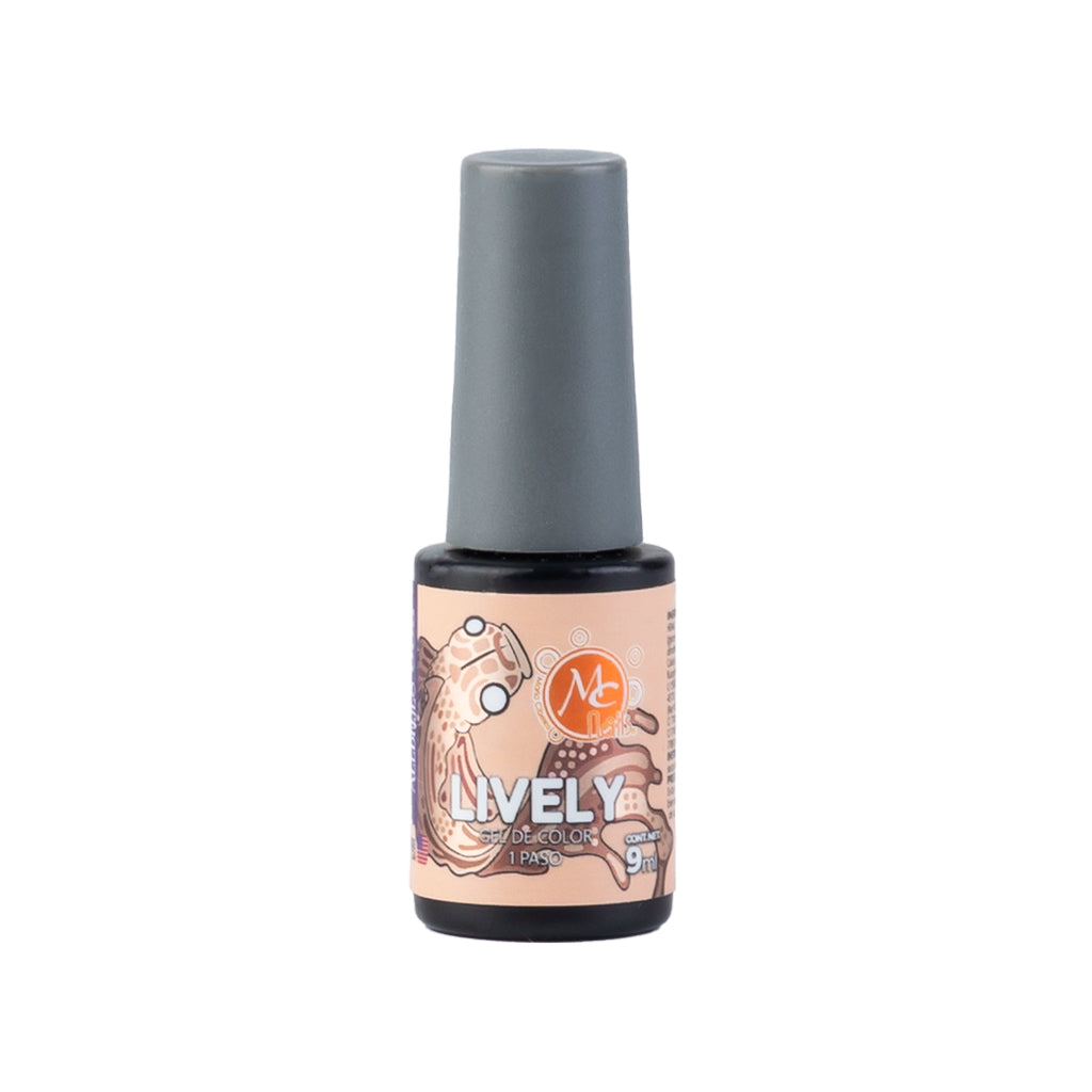 Gel color Uv de 1 paso LIVELY 