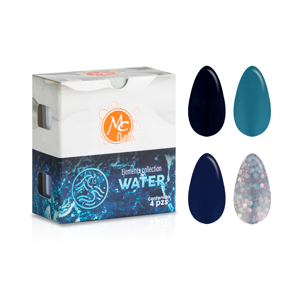 Colección de acrílicos Elements WATER 4 pz