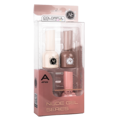 COLORFUL COLLECTION NUDE GEL SERIES A 4PZS