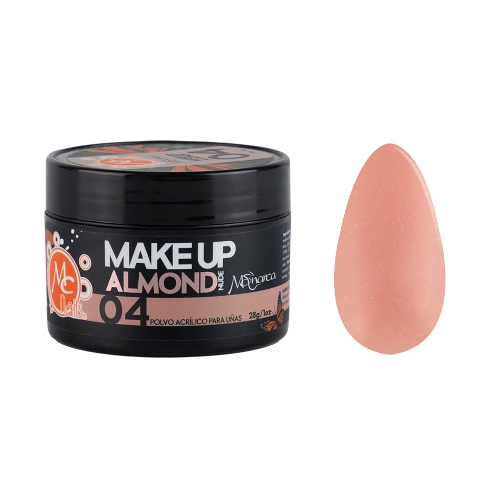 Polvo acrílico 1oz Monarca MAKEUP ALMOND NUDE 