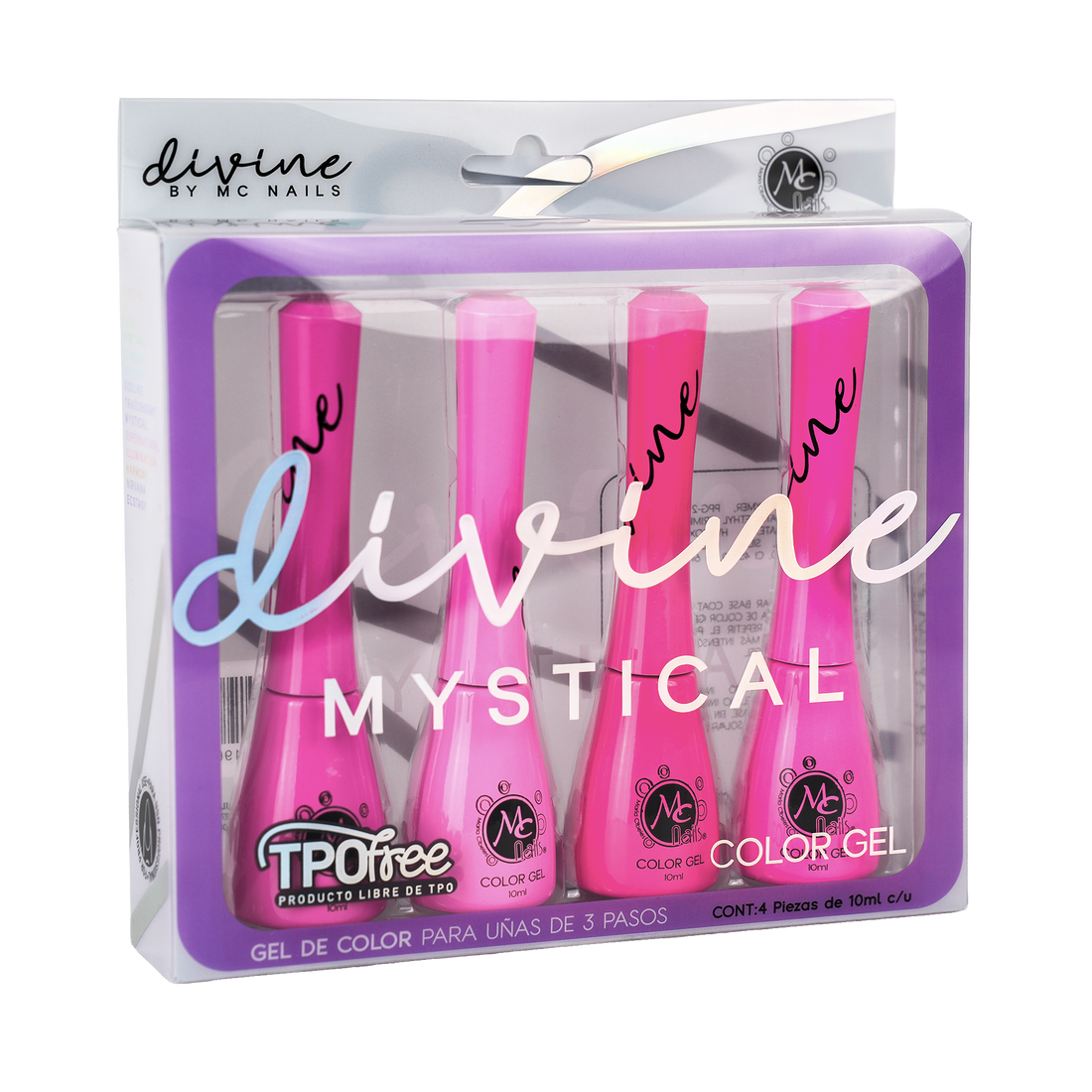 DIVINE GEL 3 PASOS COLECCION 09 MYSTICAL 4PZ 10ML