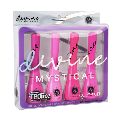 DIVINE GEL 3 PASOS COLECCION 09 MYSTICAL 4PZ 10ML
