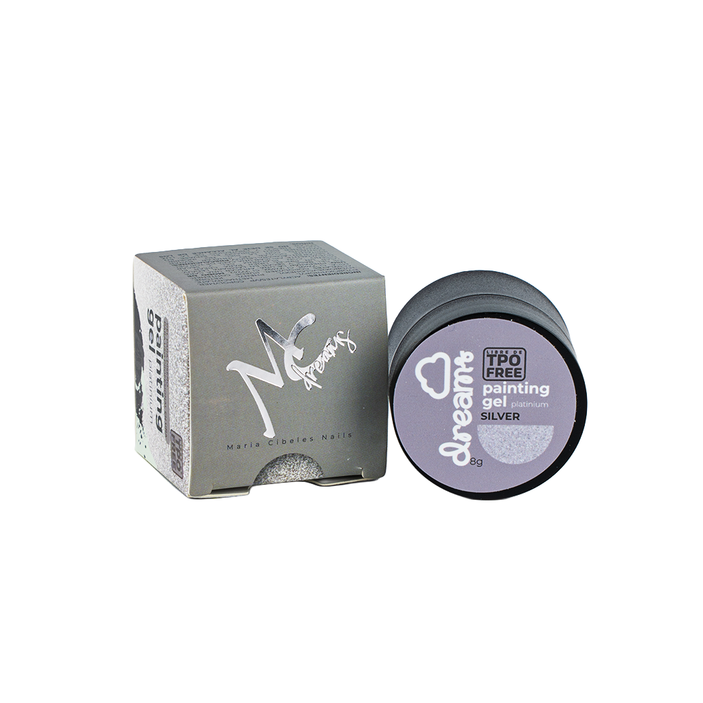 Mc Dreams Painting Gel Platinium Silver 8ml