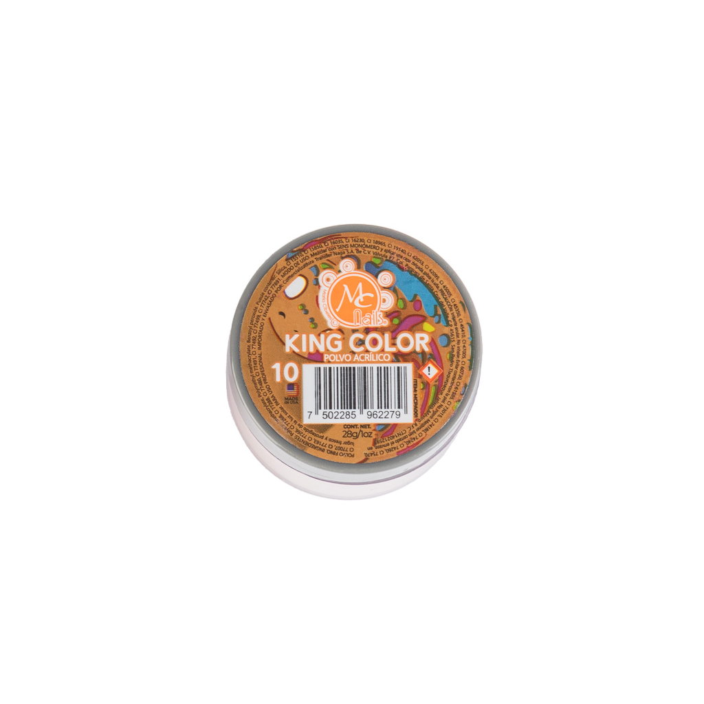 Polvo Acrilico King Color Maquillaje Para Uñas 1 oz 