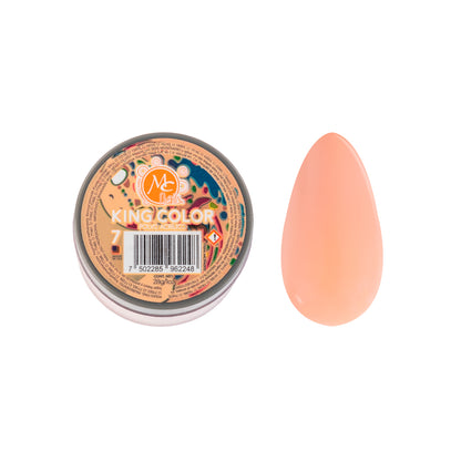 Polvo acrilico King Color maquillaje para uñas 1 oz 