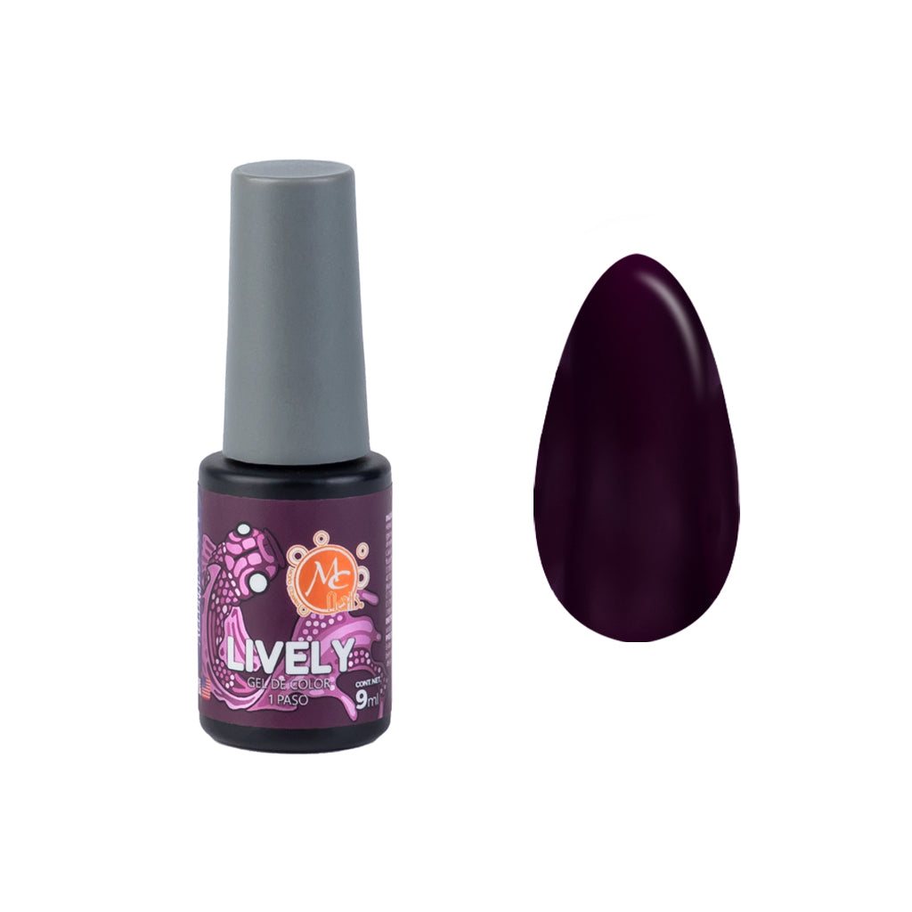 Gel color Uv de 1 paso LIVELY 