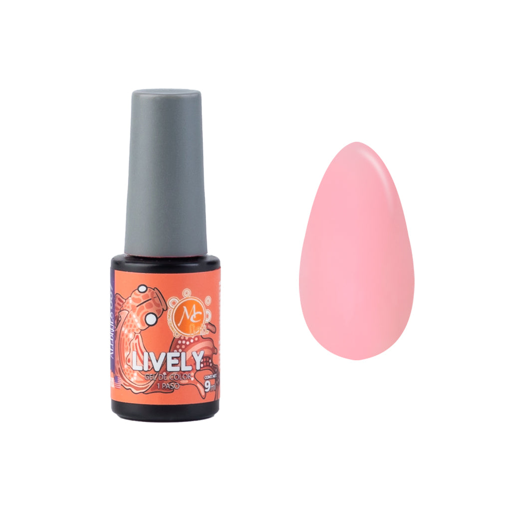 Gel color Uv de 1 paso LIVELY 