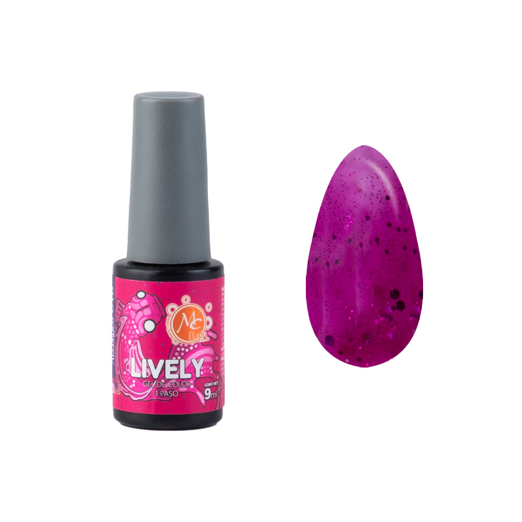 Gel color Uv de 1 paso LIVELY 