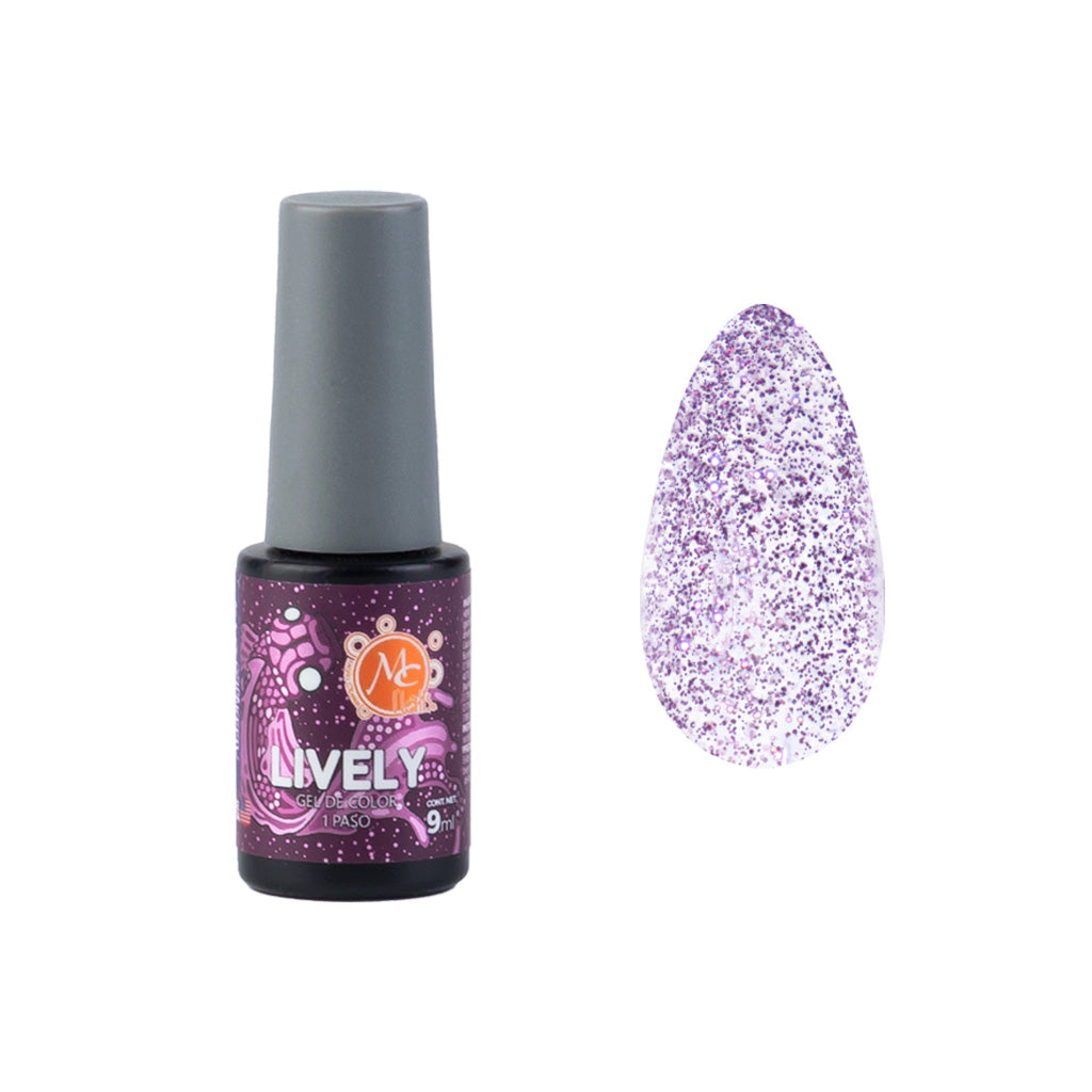 Gel Color Uv De 1 Paso Lively 