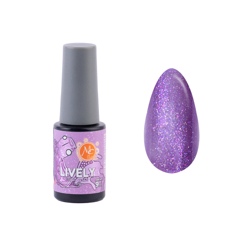 Gel Color Uv De 1 Paso Lively 