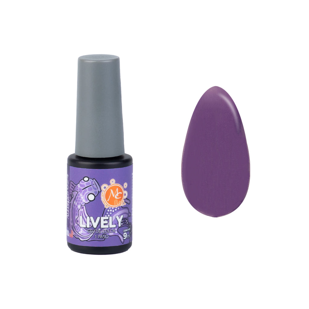 Gel Color Uv De 1 Paso Lively 