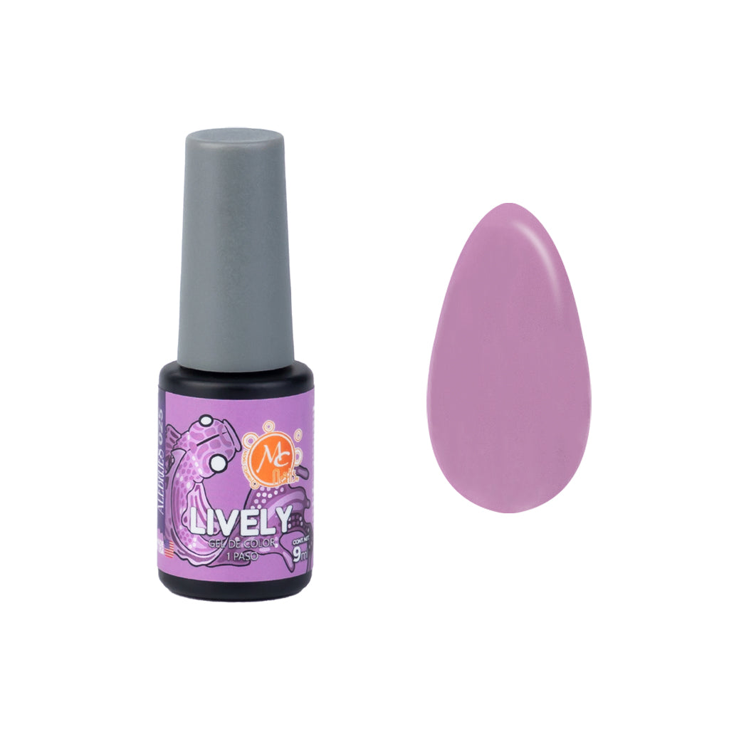 Gel Color Uv De 1 Paso Lively 