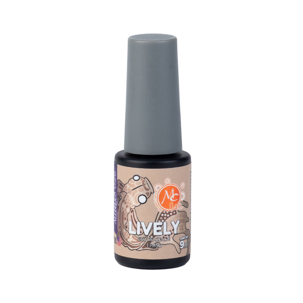 Gel color Uv de 1 paso LIVELY 