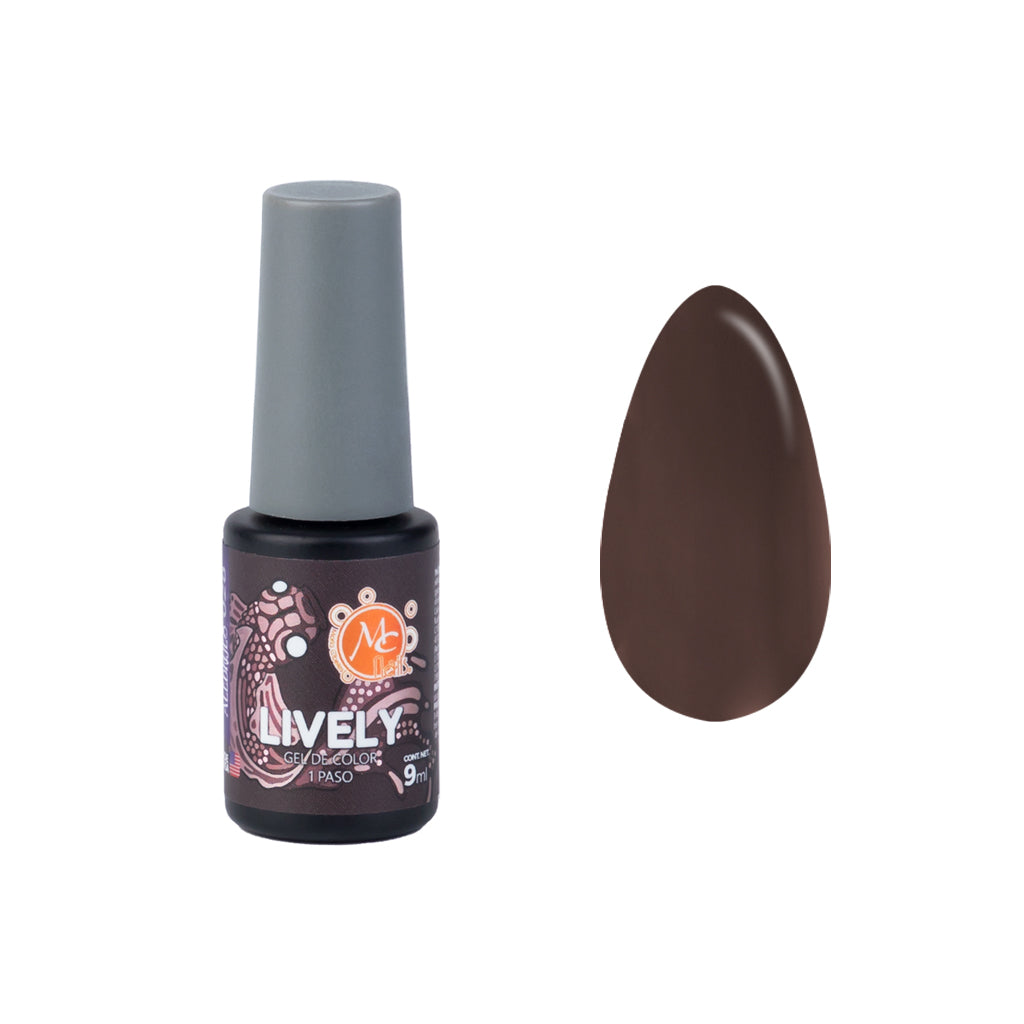 Gel Color Uv De 1 Paso Lively 