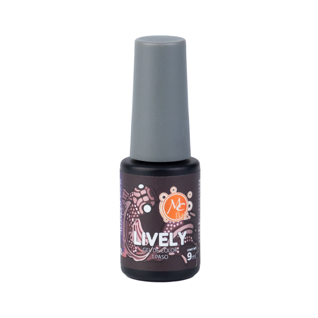 Gel color Uv de 1 paso LIVELY 