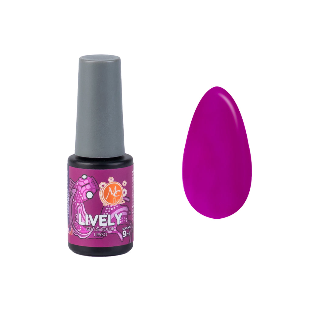 Gel Color Uv De 1 Paso Lively 