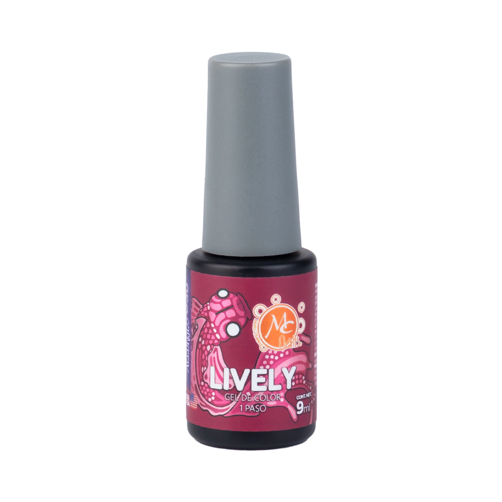 Gel color Uv de 1 paso LIVELY 