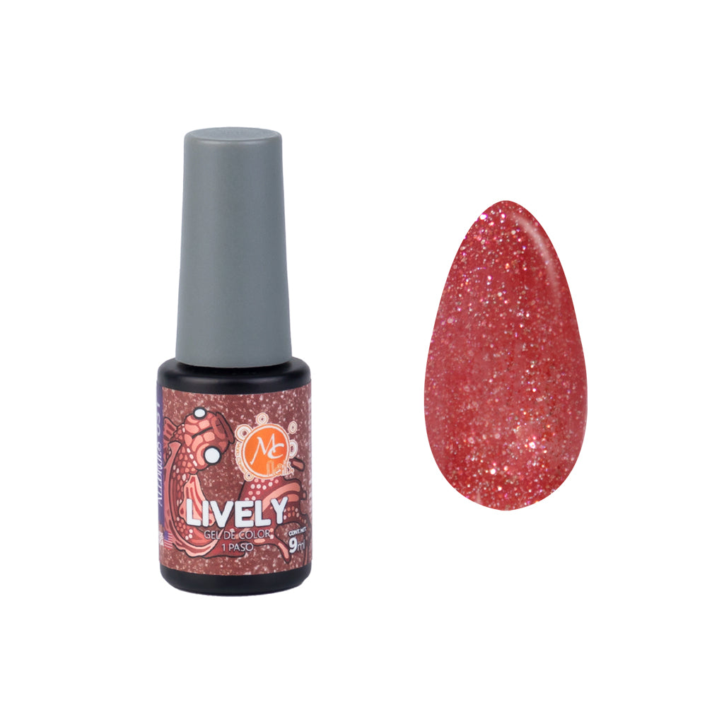 Gel Color Uv De 1 Paso Lively 