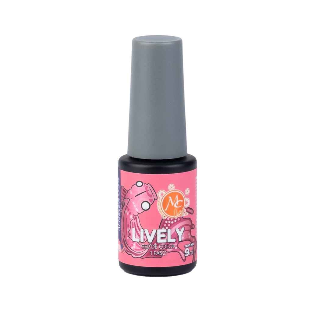 Gel color Uv de 1 paso LIVELY 