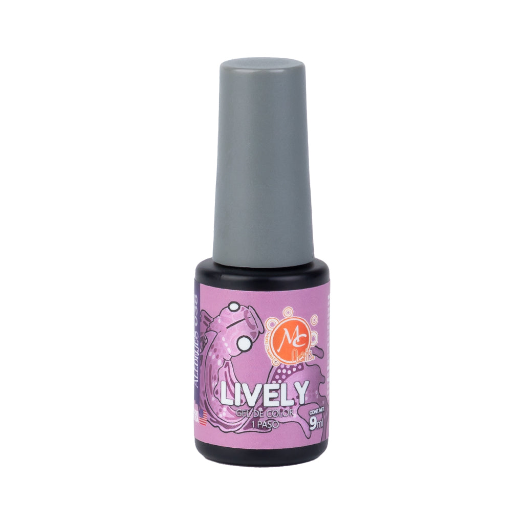 Gel color Uv de 1 paso LIVELY 