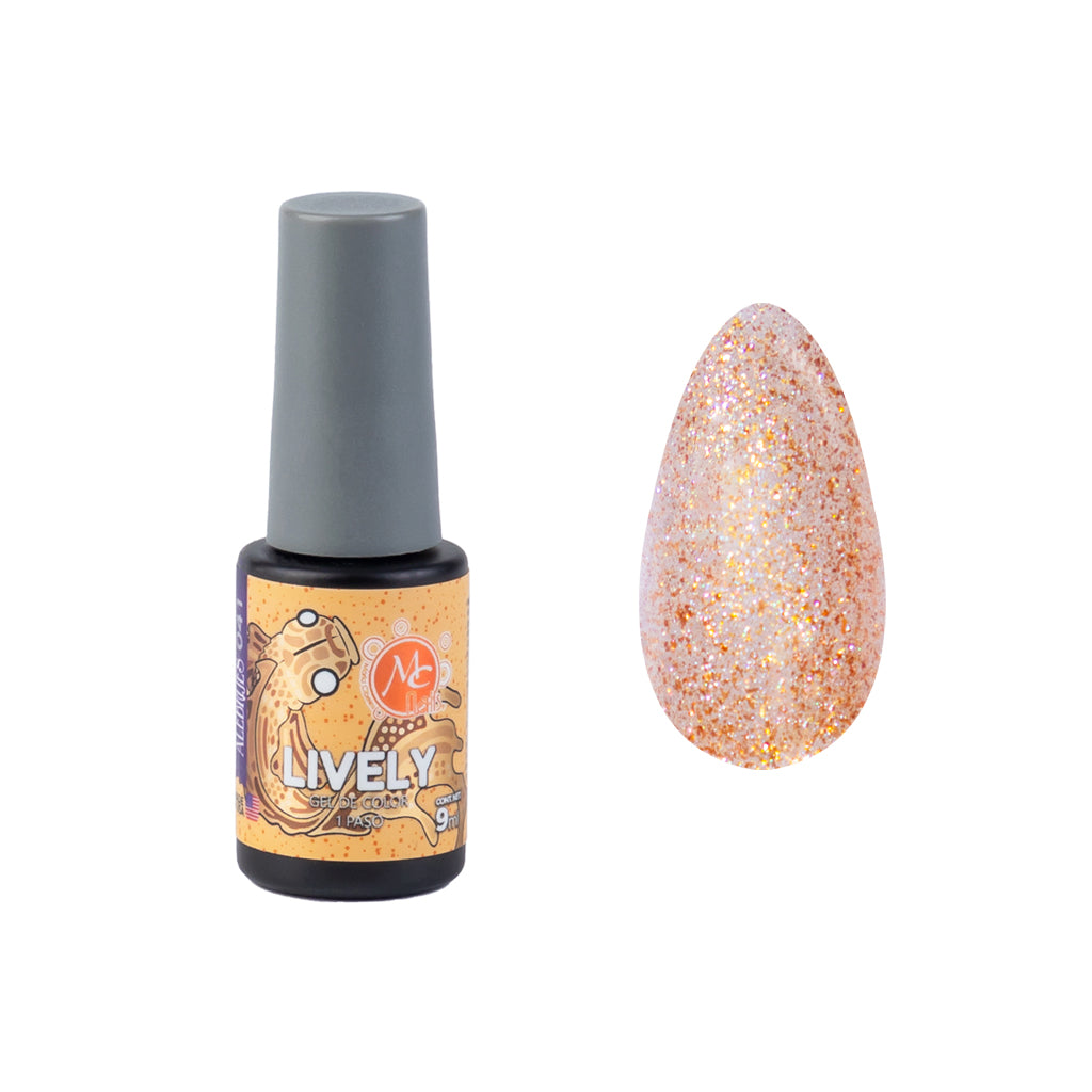 Gel Color Uv De 1 Paso Lively 