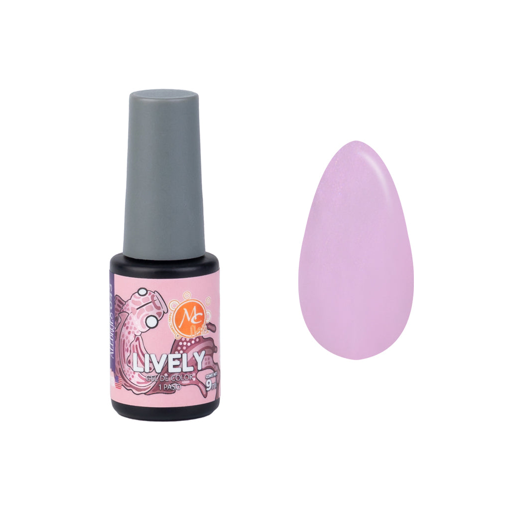 Gel Color Uv De 1 Paso Lively 