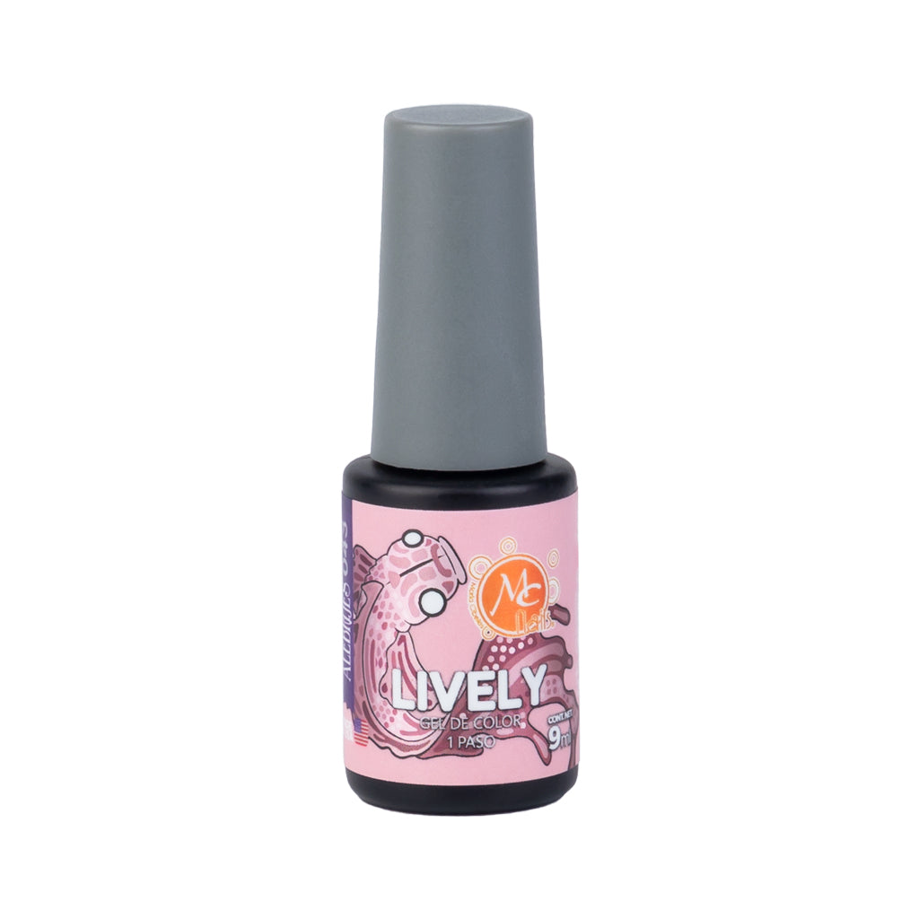 Gel color Uv de 1 paso LIVELY 