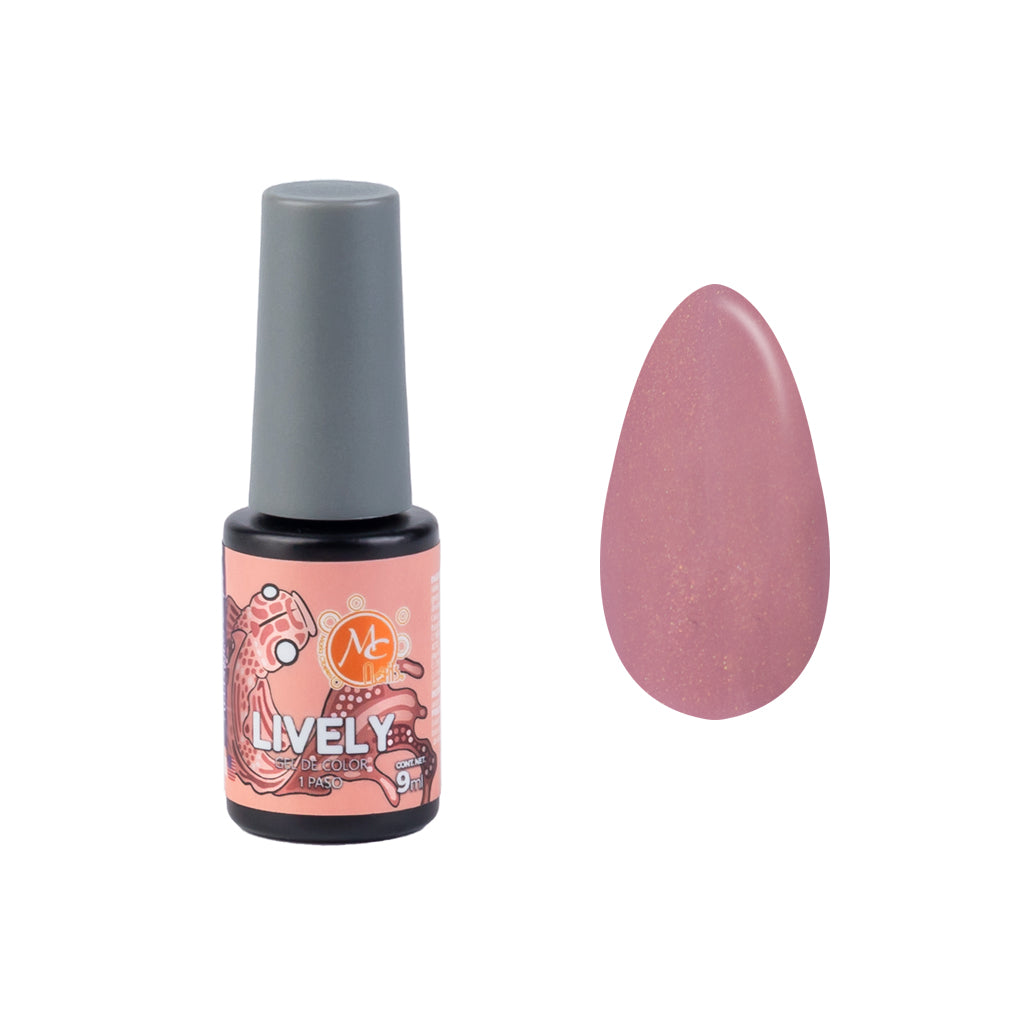 Gel Color Uv De 1 Paso Lively 