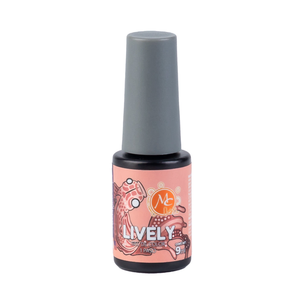 Gel color Uv de 1 paso LIVELY 