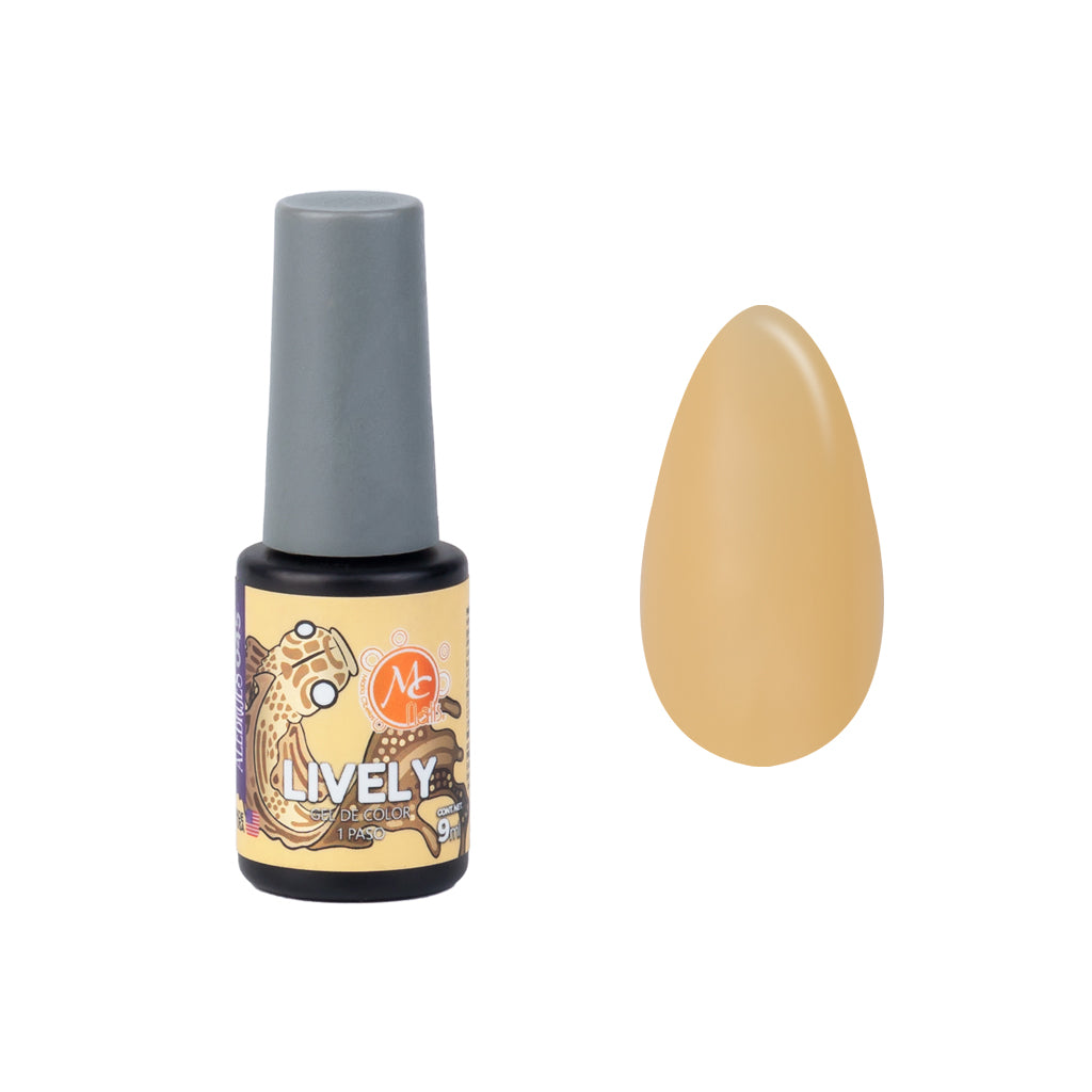 Gel Color Uv De 1 Paso Lively 