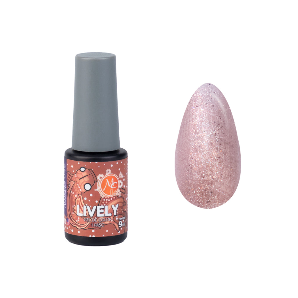 Gel Color Uv De 1 Paso Lively 